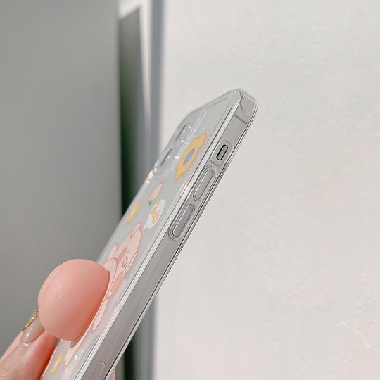 Sevimli Şeffaf Iphone 11 Telefon Kılıfı 
