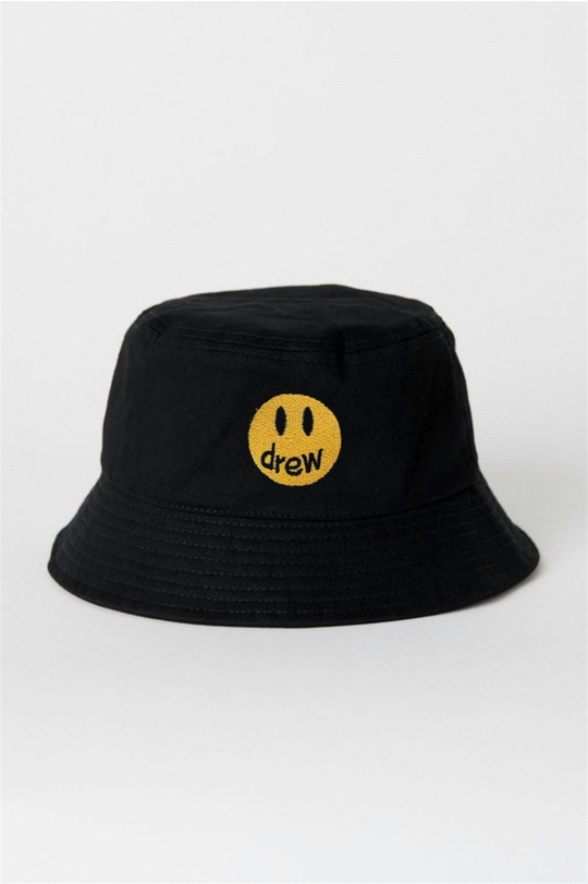 Siyah Drew Balıkçı Şapka Bucket Hat