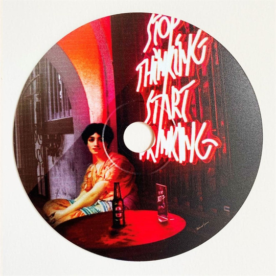 Stop Thinking Cd Boyama Dekor