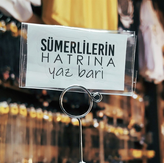 Sümerlilerin Hatrına Yaz Bari Sticker