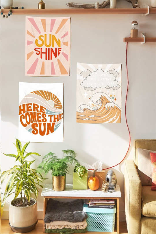 Sunshine 3 'lü Duvar Halısı Seti