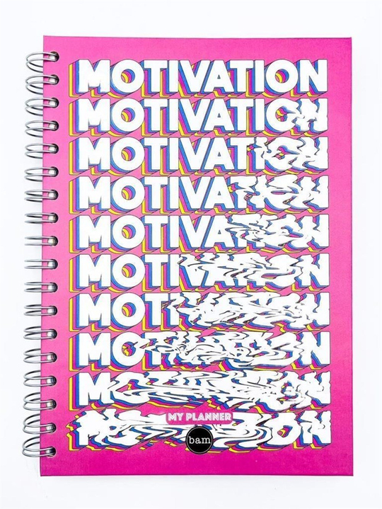 Telli Planlayıcı Defter Ajanda - Motıvatıon