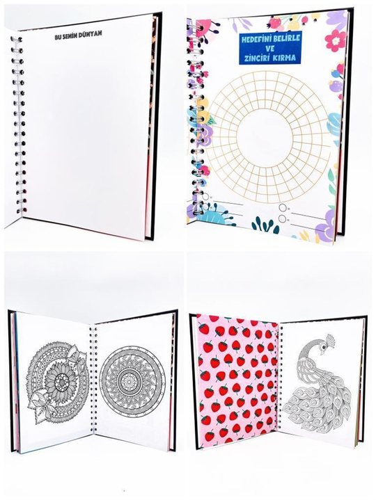 Telli Planlayıcı Defter Ajanda Panda