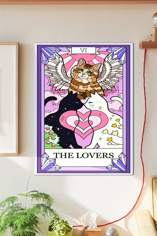 The Cat Lovers Duvar Posteri Büyük Boy 45x30 Cm