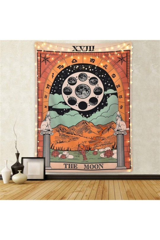 The Moon Tarot Duvar Halısı 70X100 cm
