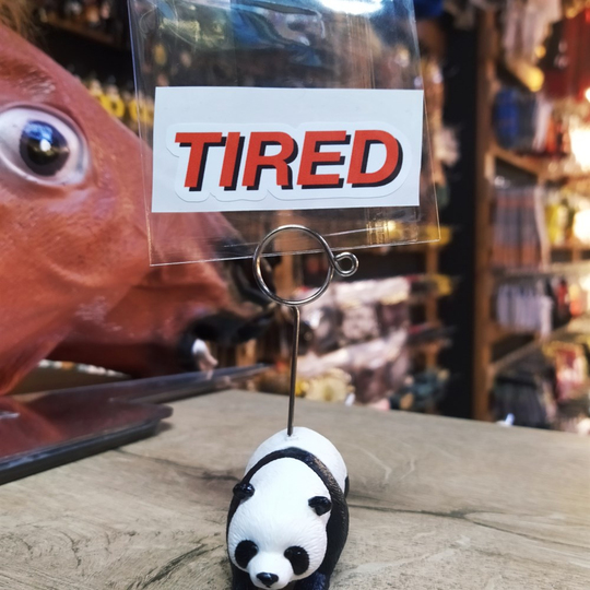 Tired Sticker