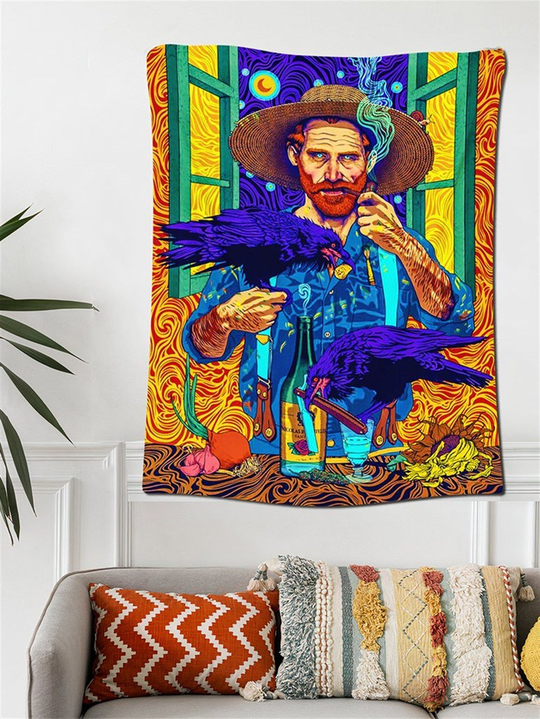 Van Gogh Kadife Duvar Halısı 70x100 cm