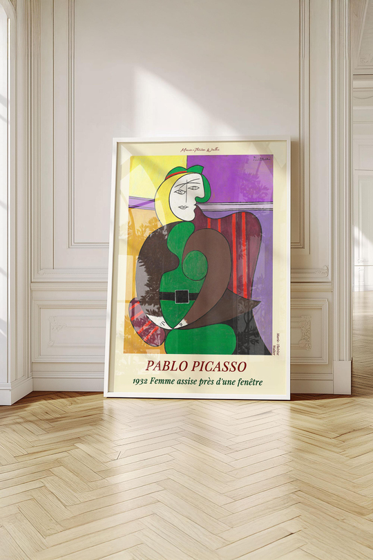 Van Gogh ve Picasso 3'lü Çerçeveli Tablo Seti Çerçeveli Renk Seçenekli