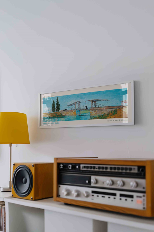 Vincent van Gogh Langlois Köprüsü Panoramik Çerçeveli Tablo