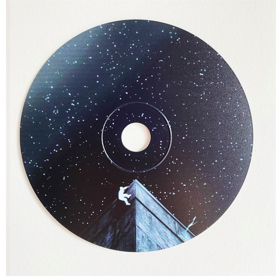 White Stars Cd Boyama Dekor