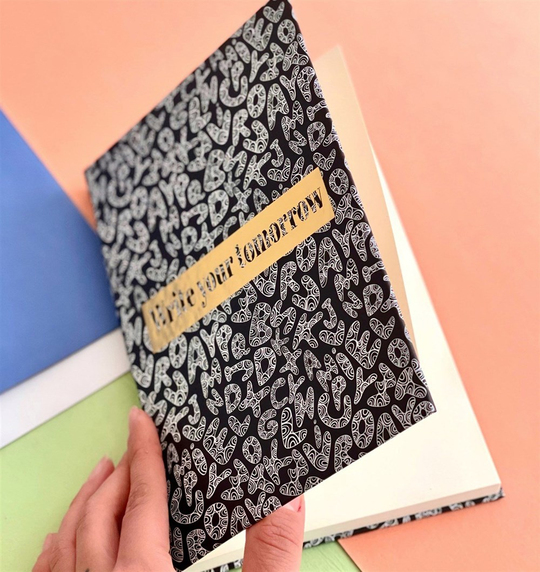 Write Your Tomorrow Tasarımlı Lastikli Defter