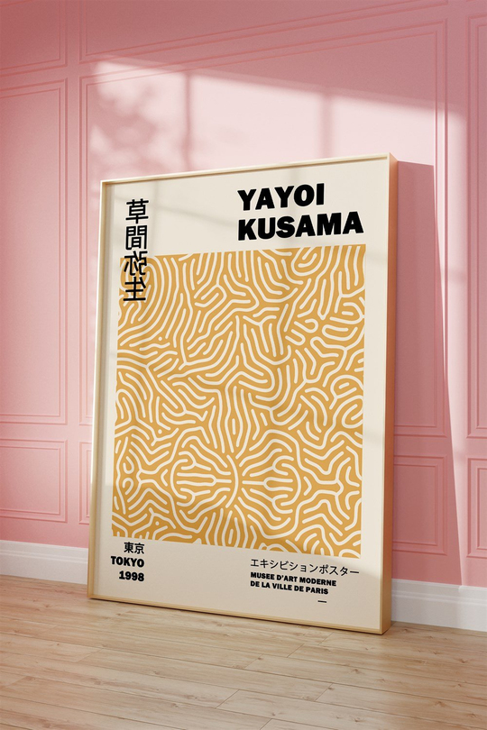 Yayoi Kusama Paris Tablo, Poster - Çerçevesiz