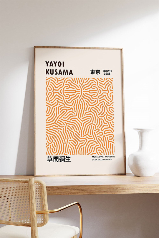 Yayoi Kusama Tablo, Poster - Çerçevesiz