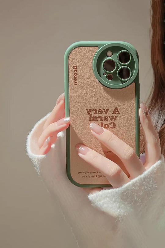 Yeşil Brown Iphone 11 Telefon Kılıfı 