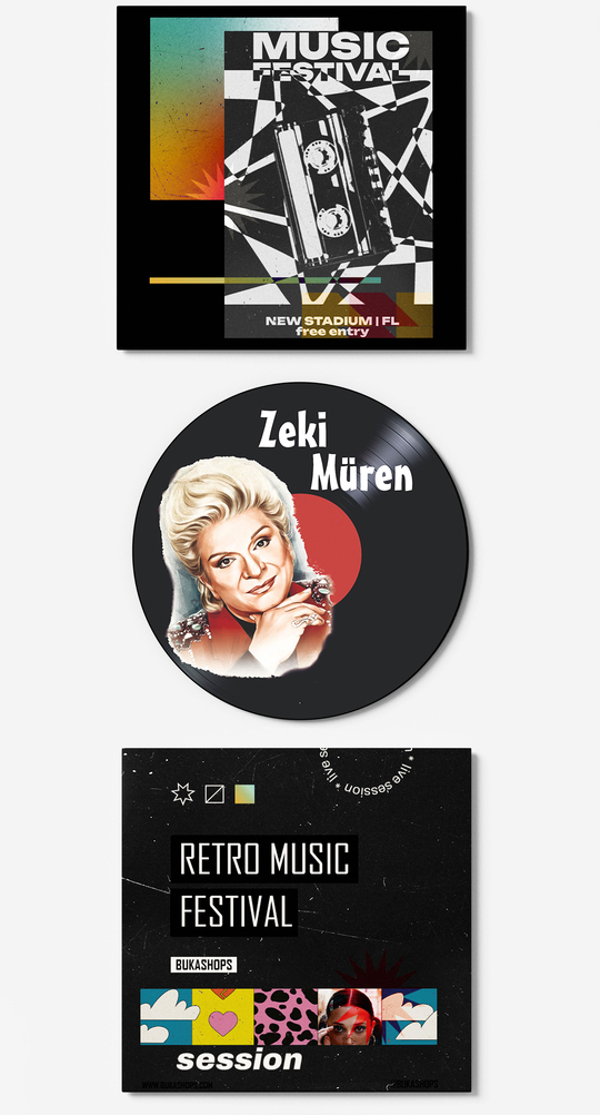 Zeki Müren Plak Duvar Dekoru