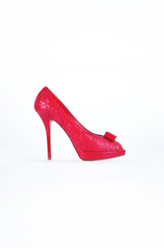 Christian Dior Nar Çiçeği Renk 39 Beden Kadın Topuklu Ayakkabı