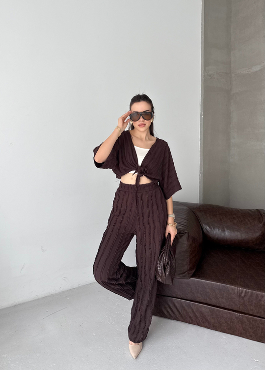 Bağlamalı Kimono Takımı