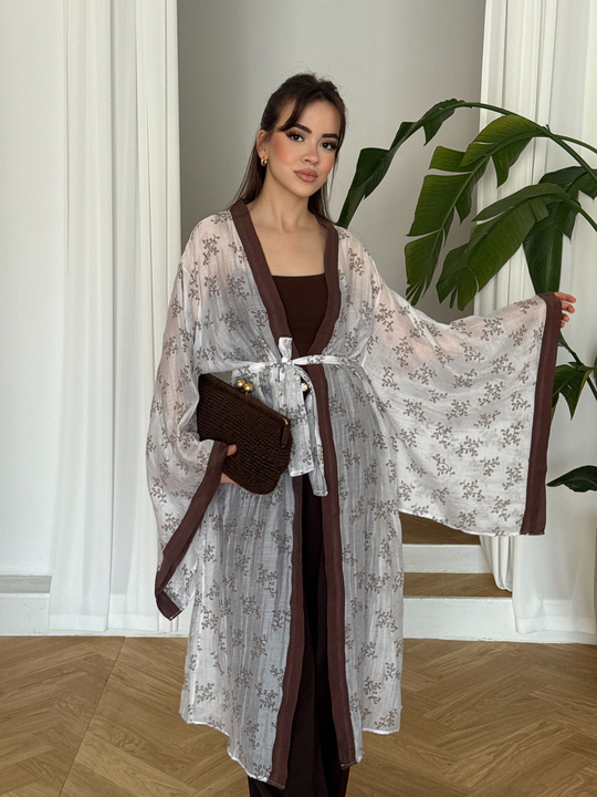 Nakıl İşlemeli Kimono