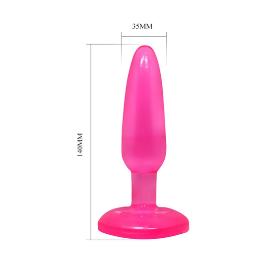 14 cm Vantuzlu Jel Anal Plug