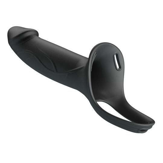 16,8 cm Belden Bağlamalı İçi Boş 4,2 cm Dolgulu Strapon Penis - Landon