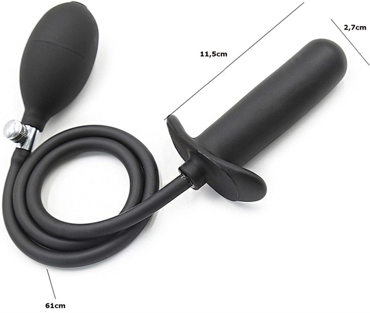 Şişebilen Pompalı Anal Plug - Big