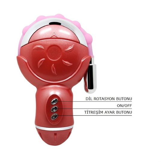  VibratörlerLilituShop12 Anal Titreşim ve 6 Vajinal Dil Uyarım Fonksiyonlu Teknolojik Vibratör