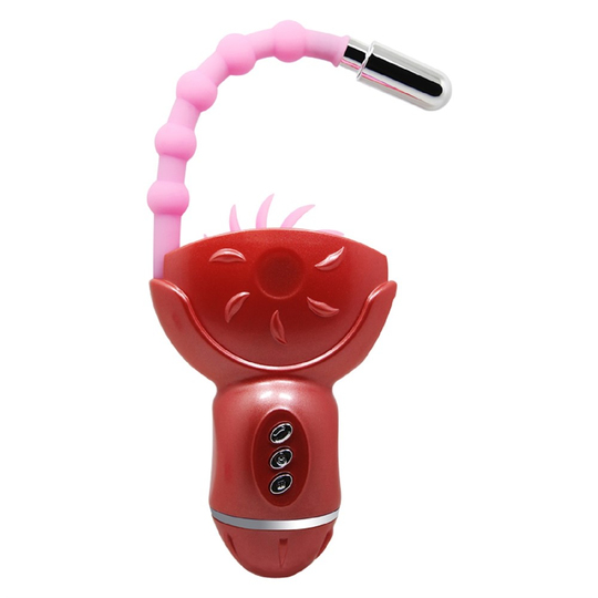  VibratörlerLilituShop12 Anal Titreşim ve 6 Vajinal Dil Uyarım Fonksiyonlu Teknolojik Vibratör