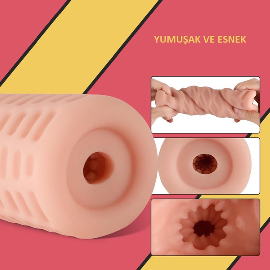  Vajina & MastürbatörLilituShop12 cm Gerçekçi Doku Realistik Suni Vajina Mastürbatör