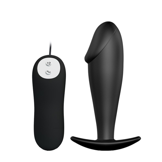 Anal PlugLilituShop12 Fonksiyon Kumandalı 10 cm Titreşimli Anal Plug