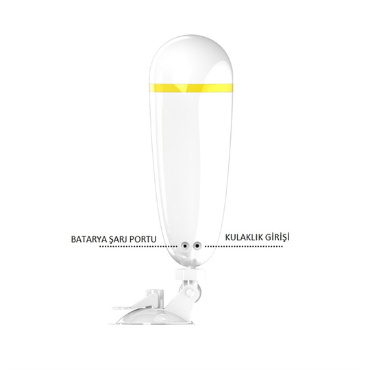  MastürbatörLilituShop12 Fonksiyonlu Sesli Titreşimli Realistik Suni Vajina Erkek Mastürbatör