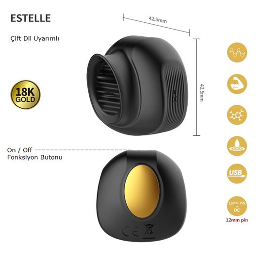  VibratörlerLilituShop12 Parçalı 18K Altın Kaplamalı Elit Vibratör Seti - Queen's Collection