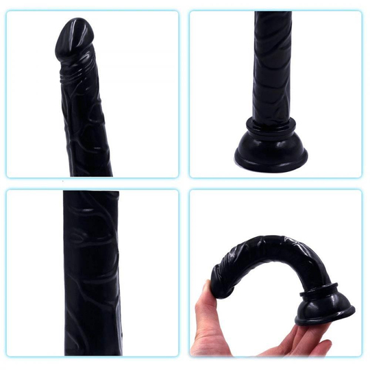 Belden Bağlamalı PenislerLilituShop13 cm Belden Bağlamalı Testissiz Vantuzlu Realistik Zenci Penis Anal Vajinal Dildo