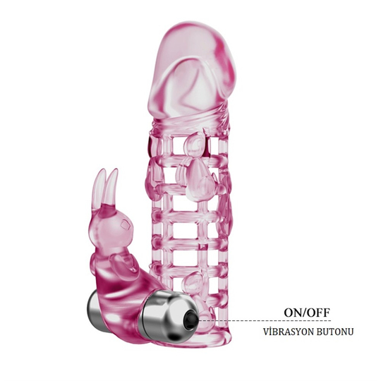  Penis Kılıfları Halkaları lovetoy13 cm Klitoris Uyarıcılı Titreşimli Penis Kılıfı