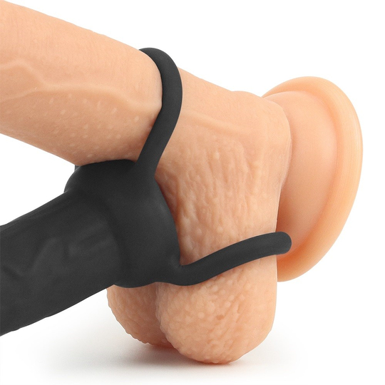 Anal PlugLilituShop13 cm Siyah Anal Penis Halkası