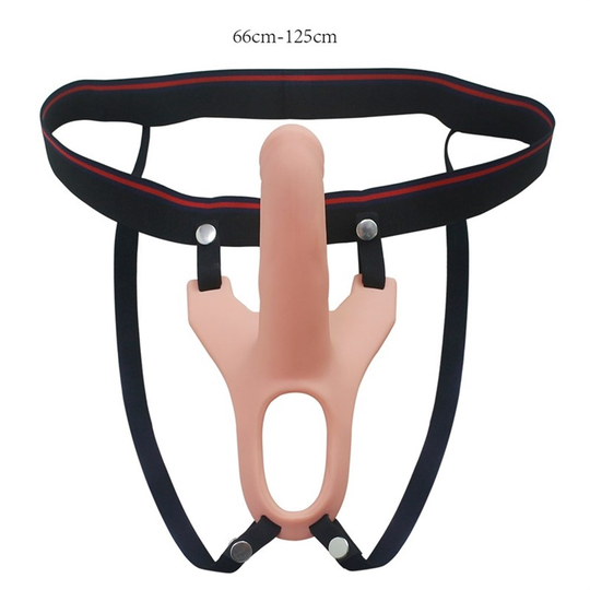 Belden Bağlamalı İçi Boş PenisLilituShop14,5 cm Oxford Belden Bağlamalı İçi Boş Protez Penis