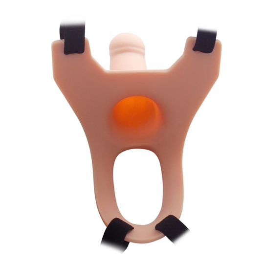 Belden Bağlamalı İçi Boş PenisLilituShop14,5 cm Oxford Belden Bağlamalı İçi Boş Protez Penis