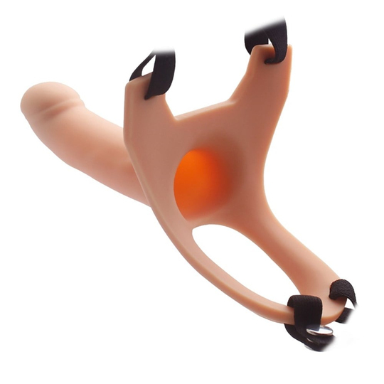 Belden Bağlamalı İçi Boş PenisLilituShop14,5 cm Oxford Belden Bağlamalı İçi Boş Protez Penis
