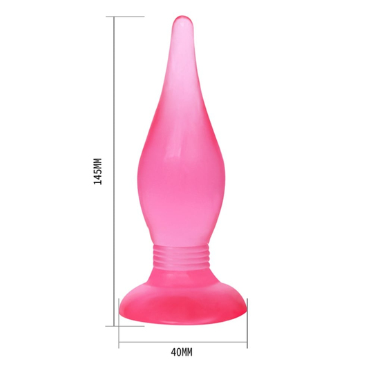 Anal PlugLilituShop14,5 cm Vantuzlu Jel Anal Alıştırıcı Plug