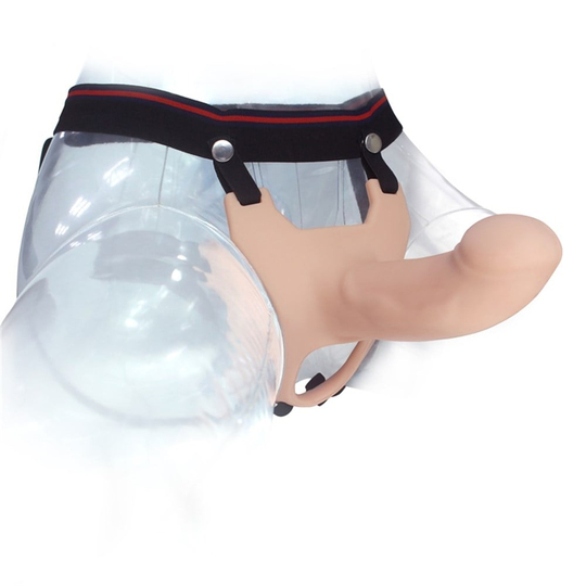 Belden Bağlamalı İçi Boş PenisLilituShop17 cm Oxford Belden Bağlamalı İçi Boş Protez Penis