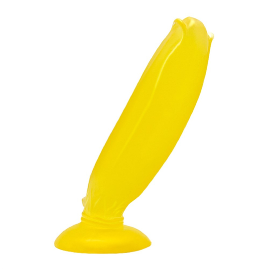 Anal PlugLilituShop17 cm Vantuzlu Muz Şeklinde Silikon Anal Plug