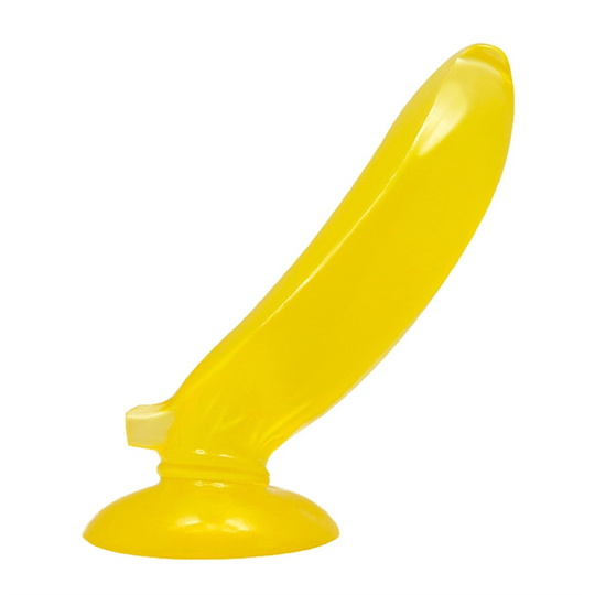 Anal PlugLilituShop17 cm Vantuzlu Muz Şeklinde Silikon Anal Plug