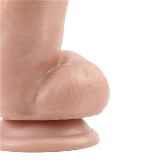  Realistik Titreşimsiz PenisLilituShop17,5 cm Gerçekçi Çift Katmanlı Silikon Penis