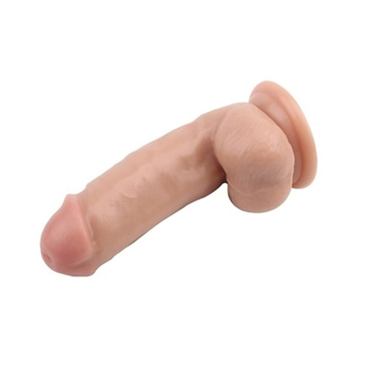  Realistik Titreşimsiz PenisLilituShop17,5 cm Gerçekçi Çift Katmanlı Silikon Penis