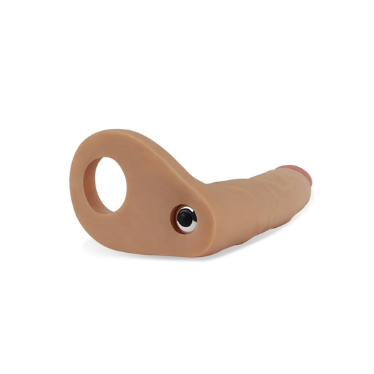 Realistik Titreşimli PenislerLilituShop17,8 cm Realistik Titreşimli Anal Dildo & Penis Halkası