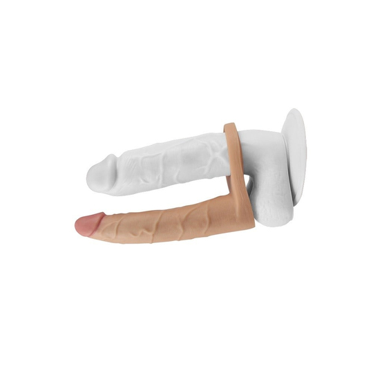 Realistik Titreşimli PenislerLilituShop17,8 cm Realistik Titreşimli Anal Dildo & Penis Halkası