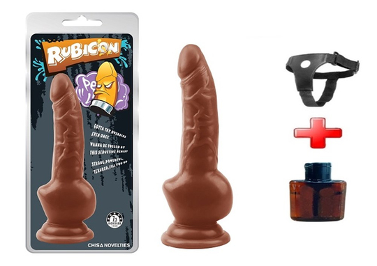  Realistik Titreşimsiz PenisLilituShop18 cm Belden Bağlamalı Gerçekçi Melez Dildo Penis