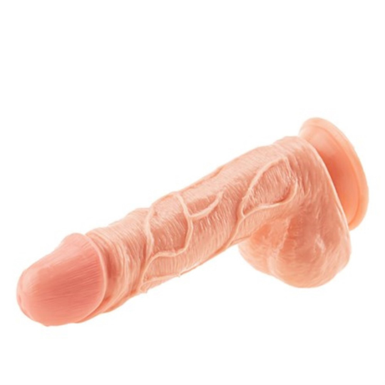 Realistik PenislerLilituShop18 cm Realistik Damarlı Vantuzlu Dildo Penis