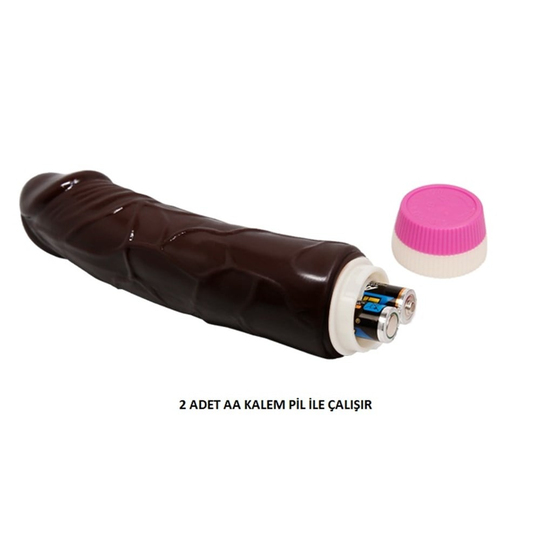  VibratörlerLilituShop18,5 cm Titreşimli Melez Realistik Vibratör Penis Dildo