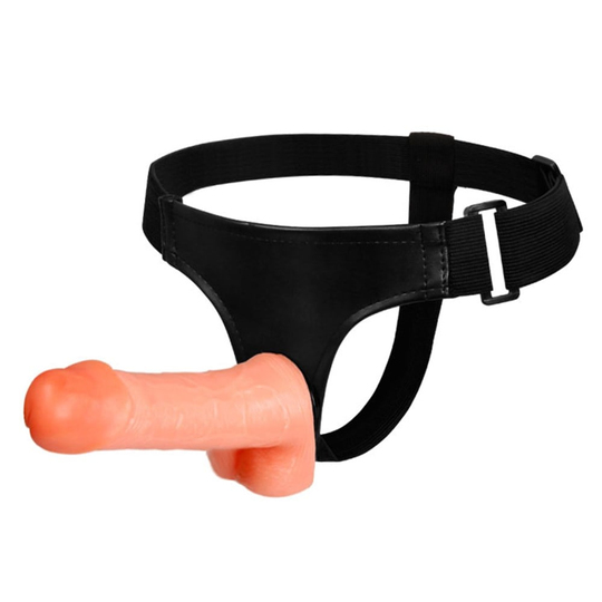 Titeşimsiz Straponlar Penisler lovetoy19 cm Testisli Belden Bağlamalı Penis