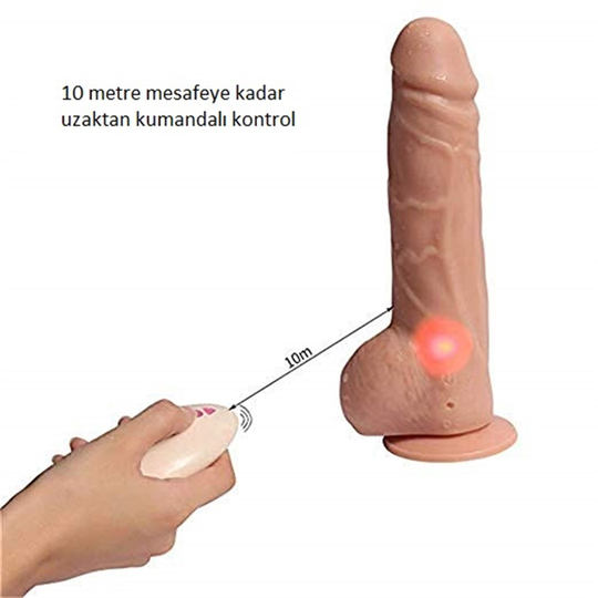 Realistik Titreşimli PenislerLilituShop19 cm Uzaktan Kumandalı Titreşimli Realistik Penis - Big Detective